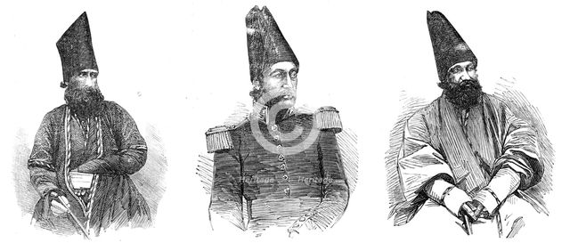 Persian Diplomat; Commander-in-Chief of the Shah's Army on the Southern Coast..., 1857. Creator: Unknown.