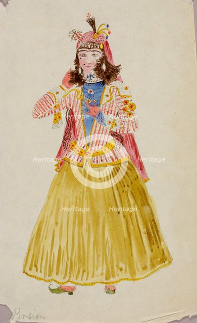 Persian Girl, n.d. Creator: Miner Kilbourne Kellogg.