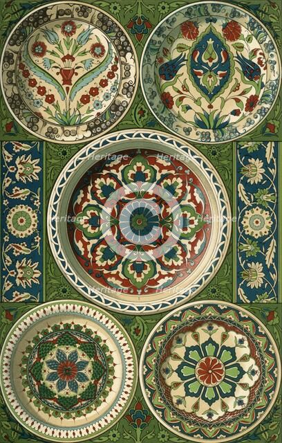 Persian pottery, (1898). Creator: Unknown.
