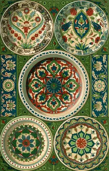 Persian pottery, (1898). Creator: Unknown