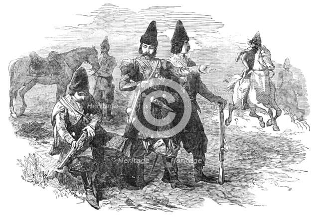 Persian Soldiers in the Pay of Russia - from an original sketch, 1854. Creator: Unknown.
