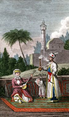 Persians, 1808.Artist: F Leopold