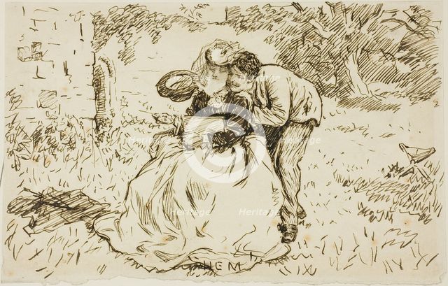 Perspective, 1870/91. Creator: Charles Samuel Keene.