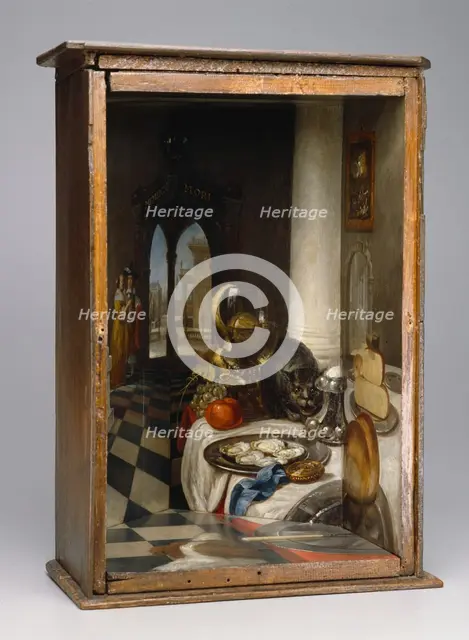 Perspective Box of a Dutch Interior, 1663. Creator: Samuel van Hoogstraten.
