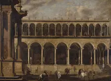 Perspective of a gymnasium, 1638. Creators: Viviano Codazzi, Domenico Gargiulo