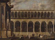 Perspective of a gymnasium, 1638. Creators: Viviano Codazzi, Domenico Gargiulo