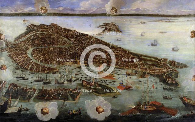Perspective Map of Venice, c. 1650.