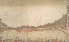 Perspective Print: Shinobazu Pond. Creator: Utagawa Toyoharu