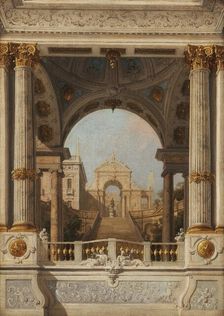 Perspective View (Stage design), c1720-1730. Creator: Canaletto (1697-1768)