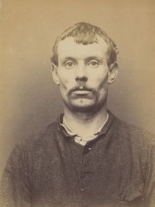 Perron. Jules. 31 ans, né le 9/8/62 à Saint-Denis (Seine). Journalier. Anarchiste. 75/3/94., 1894. Creator: Alphonse Bertillon