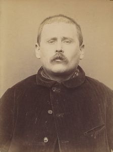 Perrier (dit Theriez). Louis. 35 ans, né le 25/8/58 à Paris Vllle. ébéniste. Anarchiste. 1..., 1894. Creator: Alphonse Bertillon
