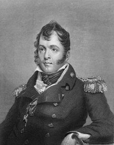 Perry, Oliver Hazard, Commodore, U.S.N. - Engraved Portrait, 1917. Creator: Unknown