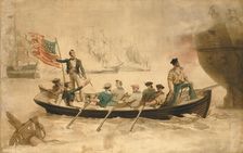 Perry Transferring His Flag to the Niagara, late 19th century. Creator: Unknown