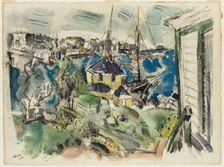 Pertaining to Stonington Harbor, 1926. Creator: John Marin