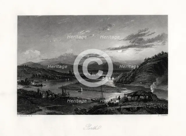 'Perth', Australia, 19th century. Artist: John Cousen