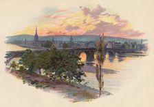 Perth, from Bridge End 1907, (c1890). Artist: Charles Wilkinson