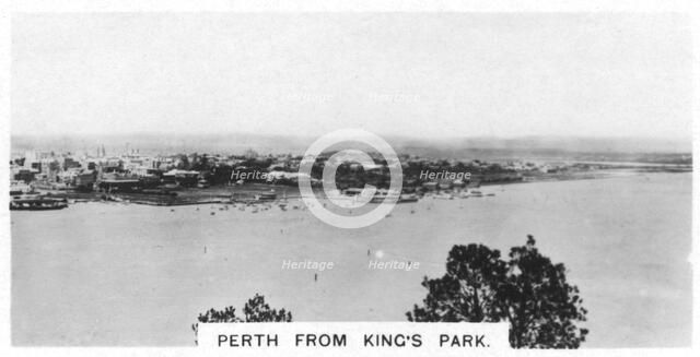 Perth from King's Park, Western Australia, 1928. Artist: Unknown