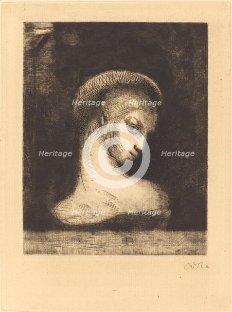 Perversite (Perversity), 1891. Creator: Odilon Redon.
