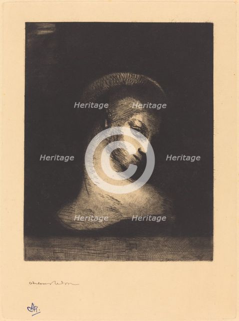 Perversite (Perversity), 1891. Creator: Odilon Redon.