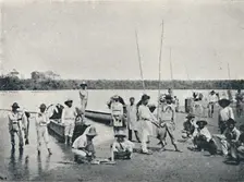 Pesca no Rio Grande 1895. Artist: Francisco Henszler