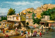 Peshawar, Pakistan, 1857.Artist: William Carpenter