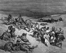 Pestilence one of the Seven Plagues of Egypt, 1866. Artist: Gustave Doré