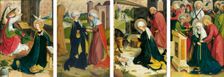 Pfullendorf Altarpiece: Annunciation, Visitation, Nativity, Death of the Virgin, c1497-1503. Creator: Master of the Pfullendorf Altar