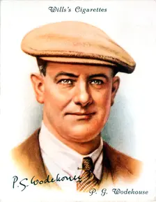 PG Wodehouse, English novelist and writer, 1937. Artist: Anon