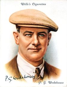 PG Wodehouse, English novelist and writer, 1937. Artist: Anon