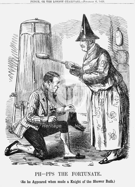 'Ph-pps The Fortunate', 1858. Artist: Unknown