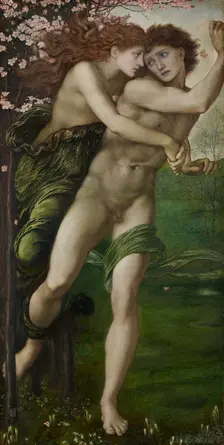 Phyllis and Demophoon, 1870. Creator: Sir Edward Coley Burne-Jones