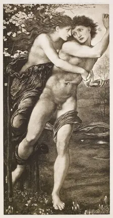 Phyllis and Demophoon, c1870, (1900). Creator: Unknown
