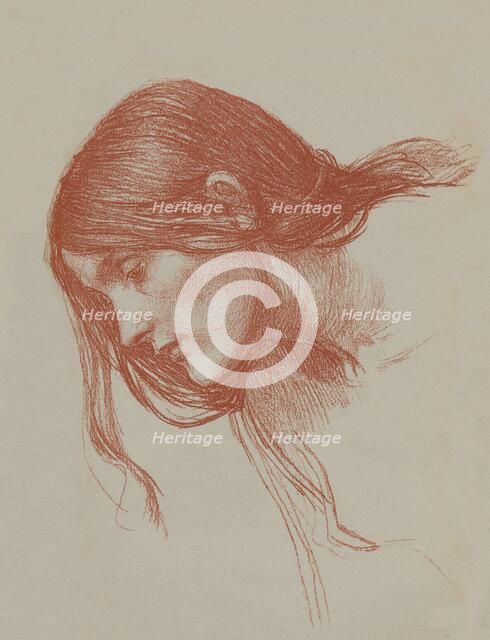 'Phyllis and Demophoon Study', c1897. Artist: John William Waterhouse.