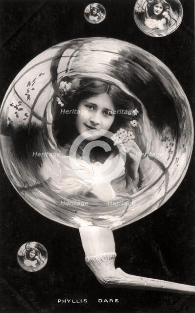 Phyllis Dare (1890-1975), English actress, 1907.Artist: Rotary Photo