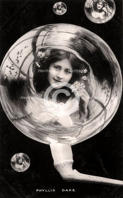 Phyllis Dare (1890-1975), English actress, 1907.Artist: Rotary Photo