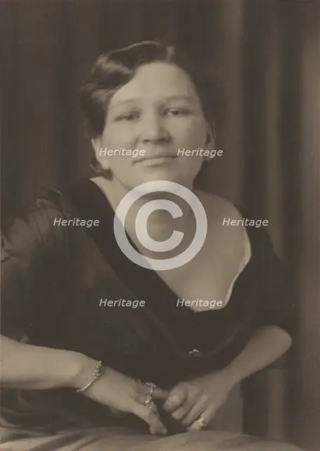 Phyllis Hatton, about 1900. Creator: Frederick Henry Evans.