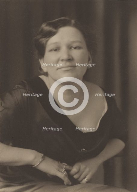 Phyllis Hatton, about 1900. Creator: Frederick Henry Evans.