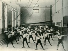 Physical Exercises at the Royal Institution for the Deaf and Dumb, Friar Gate, Derby 1902. Creator: Unknown