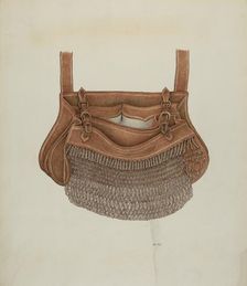 Physicians's Saddle Bag, c. 1939. Creator: Ray Price