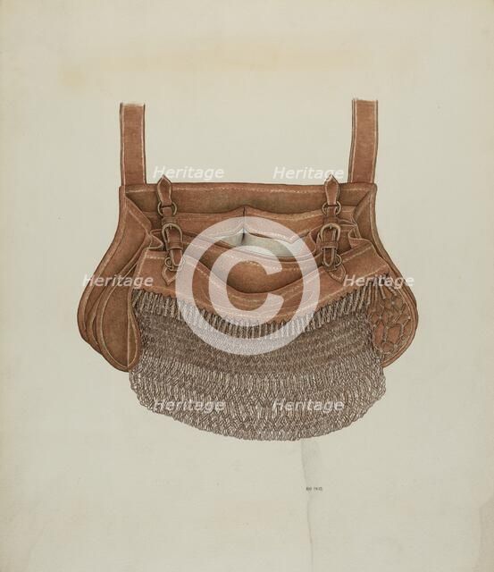 Physicians's Saddle Bag, c. 1939. Creator: Ray Price.