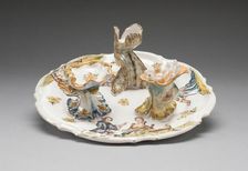 Physician's Tray, Alcora, c. 1760. Creator: Alcora Ceramic Factory