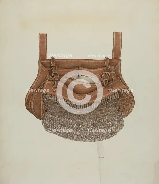 Physicians's Saddle Bag, c. 1939. Creator: Ray Price.