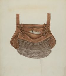 Physicians's Saddle Bag, c. 1939. Creator: Ray Price