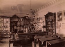 Physics Lab of the Real School in Tyumen 1889. Creator: N Terekhov