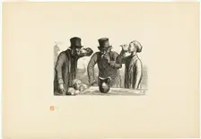 Physiology of Drinking: The Four Ages, 1862, printed 1920. Creator: Charles Maurand