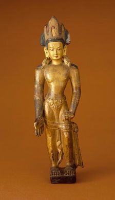 Phagpa Lokeshvara (Copy of the original in the Potala, Lhasa, Tibet), 13th-14th century. Creator: Unknown
