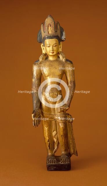 Phagpa Lokeshvara (Copy of the original in the Potala, Lhasa, Tibet), 13th-14th century. Creator: Unknown.