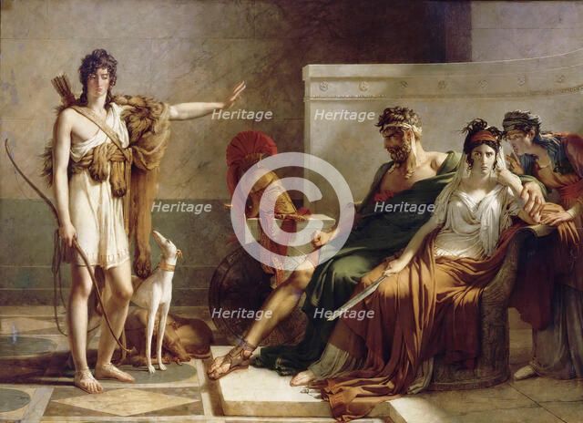 Phaedra and Hippolytus, ca 1802.