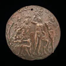 Phaedra and Hippolytus, second half 15th century. Creator: Master IO.FF.
