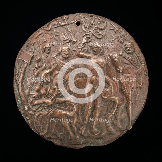 Phaedra and Hippolytus, second half 15th century. Creator: Master IO.FF..